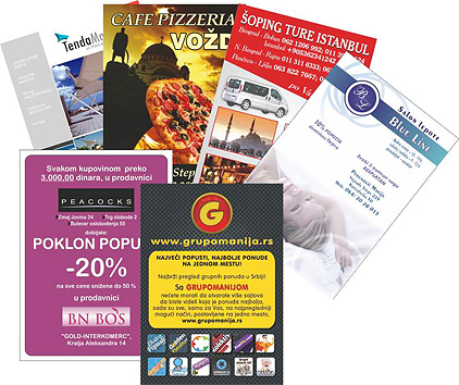 akcija flajeri i vizit karte